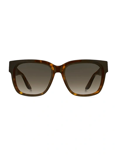Shop Givenchy Gv 56mm Square Sunglasses In Havana