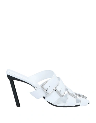 Shop Balenciaga Sandals In White