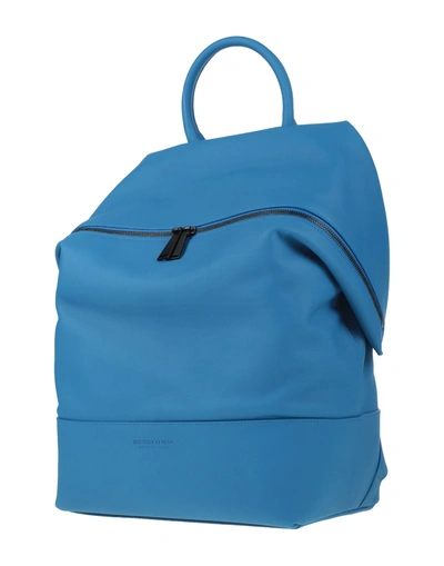 Shop Bottega Veneta Backpacks In Blue