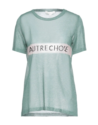 Shop L'autre Chose L' Autre Chose Woman Sweater Green Size L Viscose, Polyamide