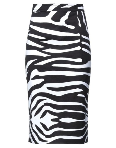 Dsquared2 Midi Skirts In Black