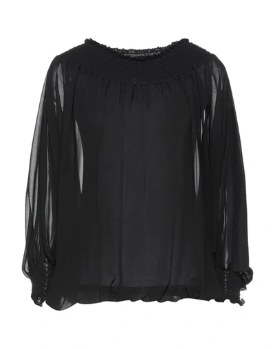 Shop Atos Lombardini Woman Top Black Size 8 Polyester