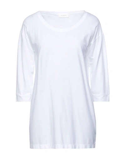 Shop Slowear Zanone Woman T-shirt White Size 6 Cotton