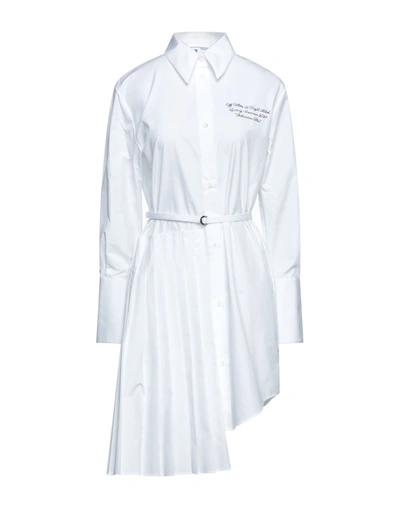 Shop Off-white &trade; Short Dresses In White