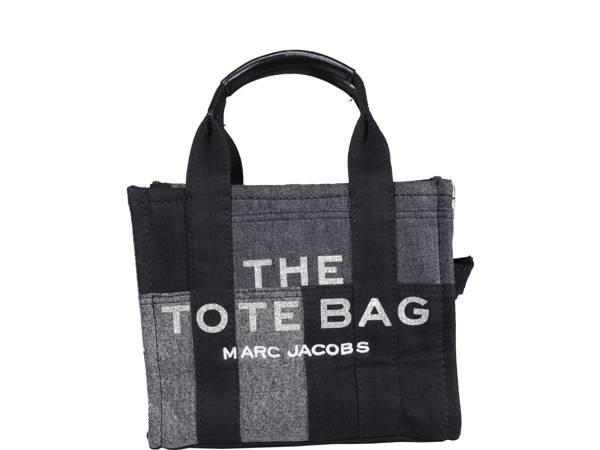 Marc Jacobs The Denim Mini Tote Bag In Black | ModeSens