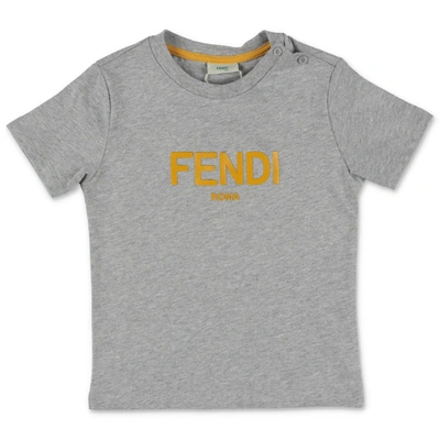 Shop Fendi T-shirt In Grigio