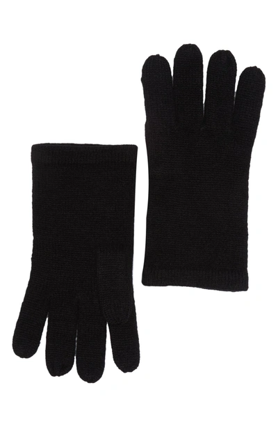 Shop Phenix Cashmere Knit Gloves In 001blk
