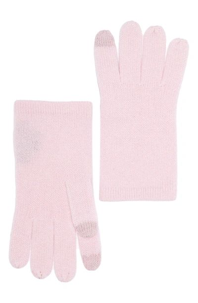 Shop Phenix Cashmere Knit Gloves In 680lpnk