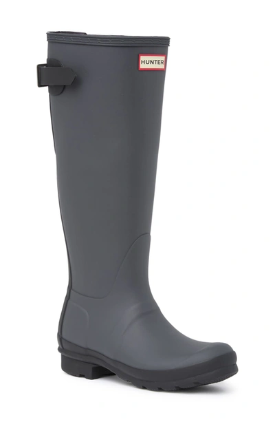 Shop Hunter Original Tall Waterproof Rain Boot In Luna/ Black