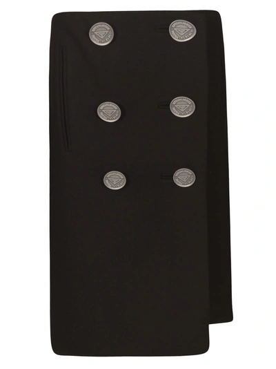 Shop Prada Double-breasted Skirt