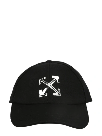 Shop Off-white Arrows Baseball Cap In Black White