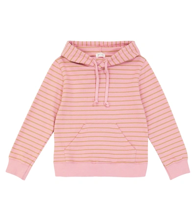 Morley Krane Softstripe Cotton-blend Sweatshirt In Pink