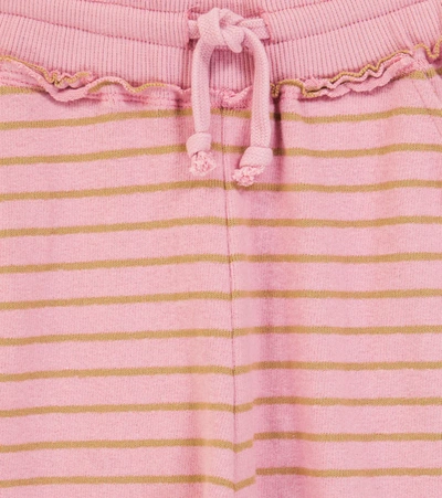 Morley Orlof Softstripe Cotton-blend Sweatpants In Pink