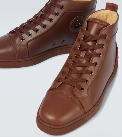 Christian Louboutin Fun Louis Sneakers In Brown