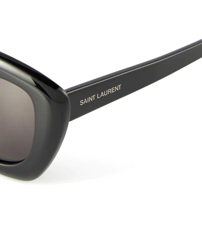 Shop Saint Laurent Sl 68 Cat-eye Sunglasses In Black