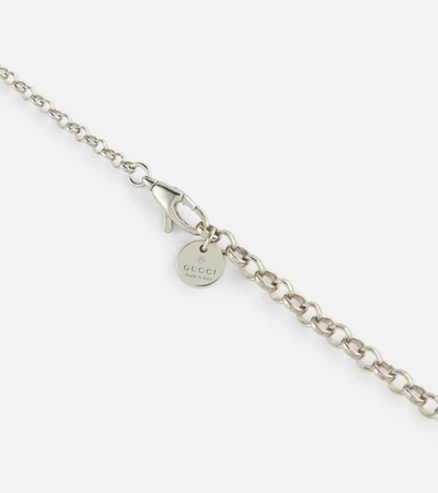 Shop Gucci Interlocking G Sterling Silver Necklace