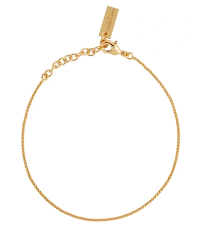 Shop Saint Laurent Chain Bracelet In Gold