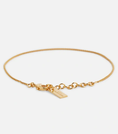 Shop Saint Laurent Chain Bracelet In Gold