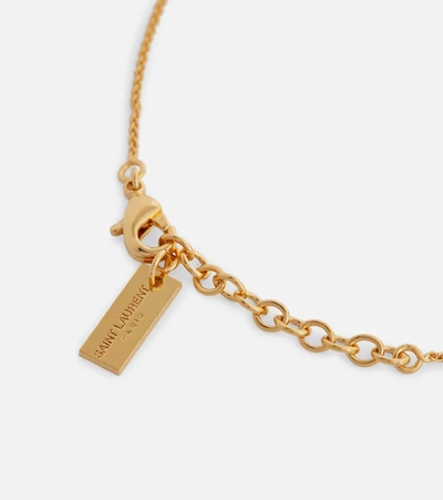 Shop Saint Laurent Chain Bracelet In Gold