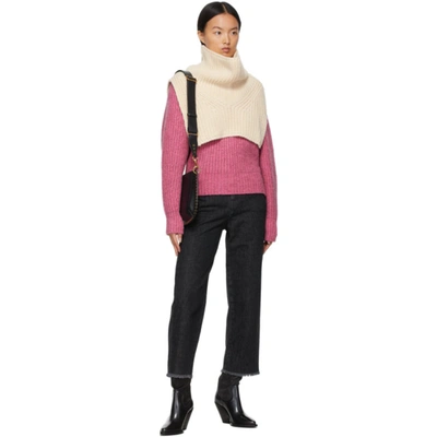 Shop Isabel Marant Rosy Knit Sweater In Pink
