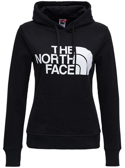 Shop The North Face Black Jersey Hoodie With Print