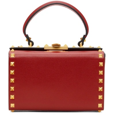 Shop Valentino Red Alcove Box Bag In Rouge