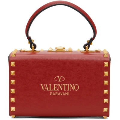 Shop Valentino Red Alcove Box Bag In Rouge