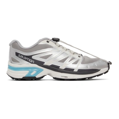 Salomon Xt-wings Advanced 2 Mesh And Rubber Trainers In Silver | ModeSens