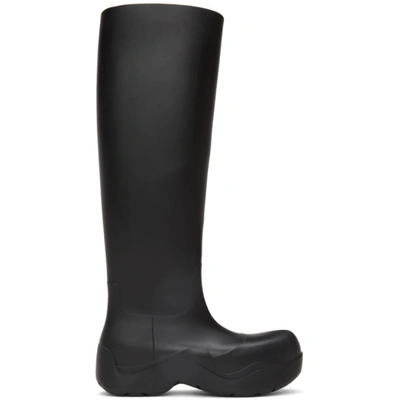 Shop Bottega Veneta Puddle High Boots In Black