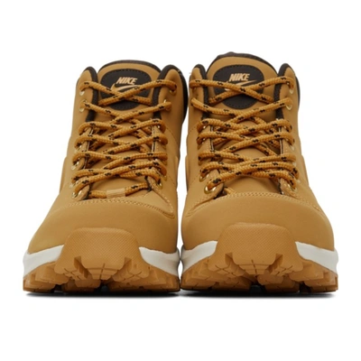 Shop Nike Tan Manoa Boots In Haystack/velvet