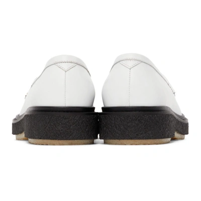 Shop Adieu White Type 5 Loafers In White/black