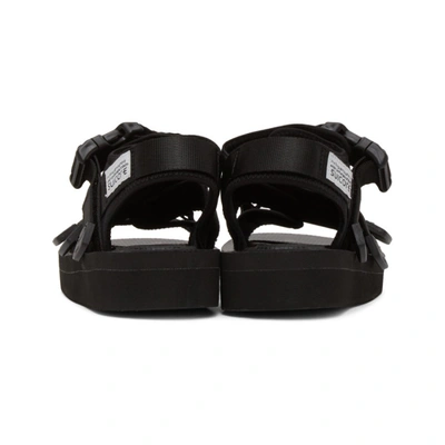 Shop Suicoke Black Gga-v Sandals