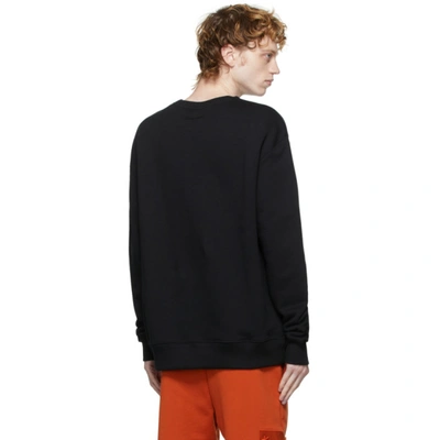 Shop A-cold-wall* Cotton Logo Sweatshirt In Black