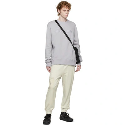 Shop A-cold-wall* Cotton Logo Sweatshirt In Grey