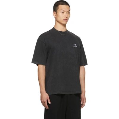 BALENCIAGA 2022AW Sporty B Boxy Fit Tee- 