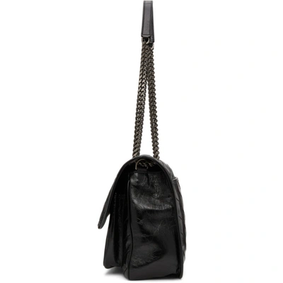 Shop Saint Laurent Leather Medium Niki Shoulder Bag In Black