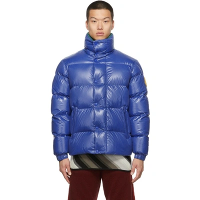 Shop Moncler Genius 2 Moncler 1952 Down Dervo Jacket In 75g Blue