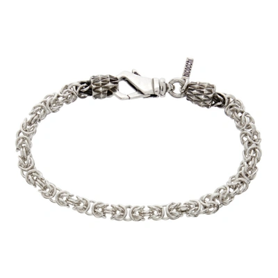 Shop Emanuele Bicocchi Tiered Chain Bracelet In Byzantine