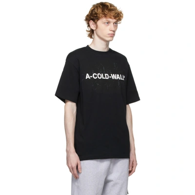Shop A-cold-wall* Black Logo T-shirt