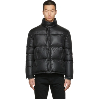 Shop Saint Laurent Nylon Down Puffer Jacket In Black