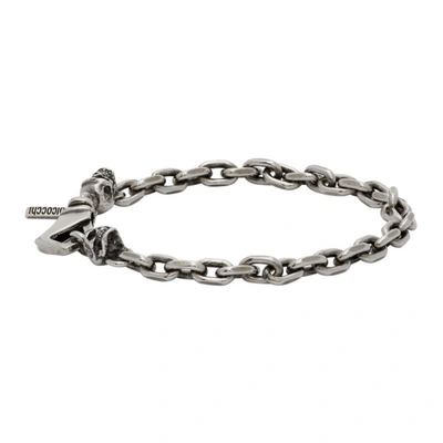 Shop Emanuele Bicocchi Silver Chain Link Bracelet