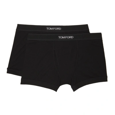 Tom Ford Confection Of Two Boxers In 002 Black