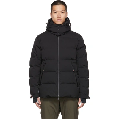 Shop Moncler Black Montgetech Down Jacket