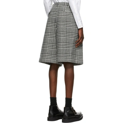 Shop Comme Des Garçons Homme Deux Big Pleat Check Shorts