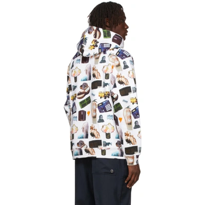 Shop Etudes Studio White Martine Syms Edition Racing All Over Hoodie In All Over Ms