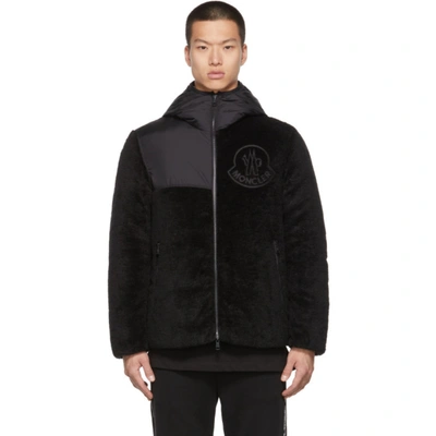 Shop Moncler Genius 2 Moncler 1952 Reversible Black Down Hamura Jacket