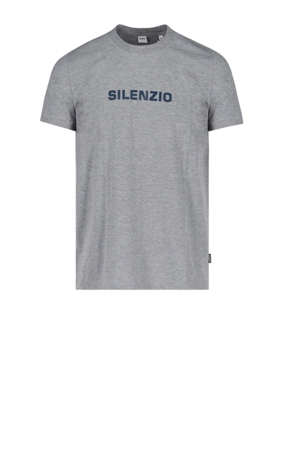Shop Aspesi "silenzio T-shirt In Gray