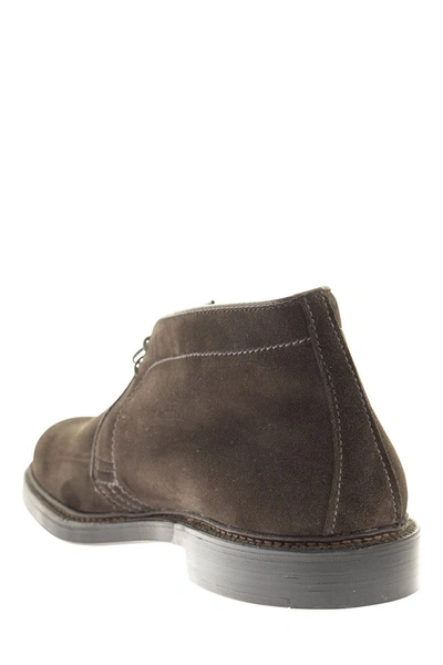 Shop Alden Shoe Company Alden Chukka - Unlined Boot In Dark Brown