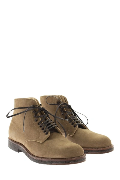 Shop Alden Shoe Company Alden Smooth Toe Commando Sole Boot In Tan