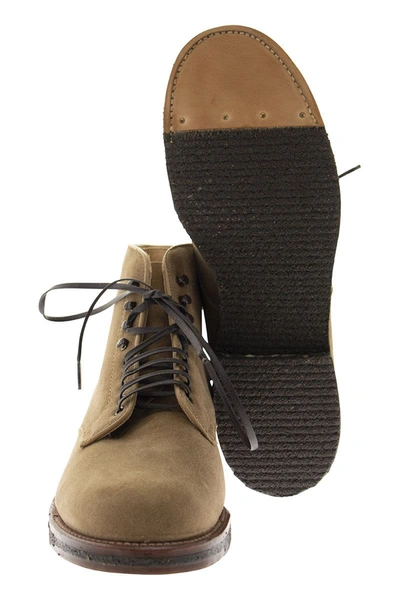 Shop Alden Shoe Company Alden Smooth Toe Commando Sole Boot In Tan
